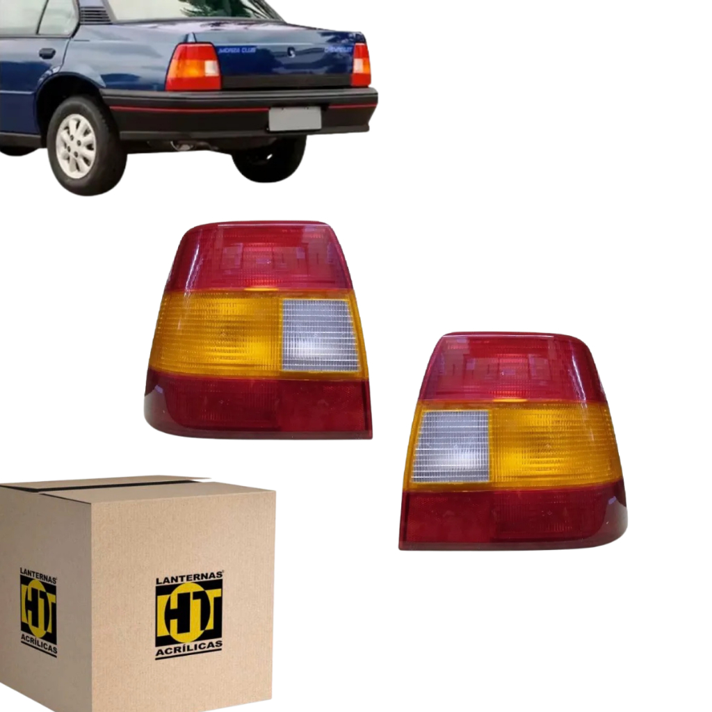 Par Lanterna Traseira Monza Tubarão 1991 1992 1993 1994 1995 1996 1997 - Ht Lanternas