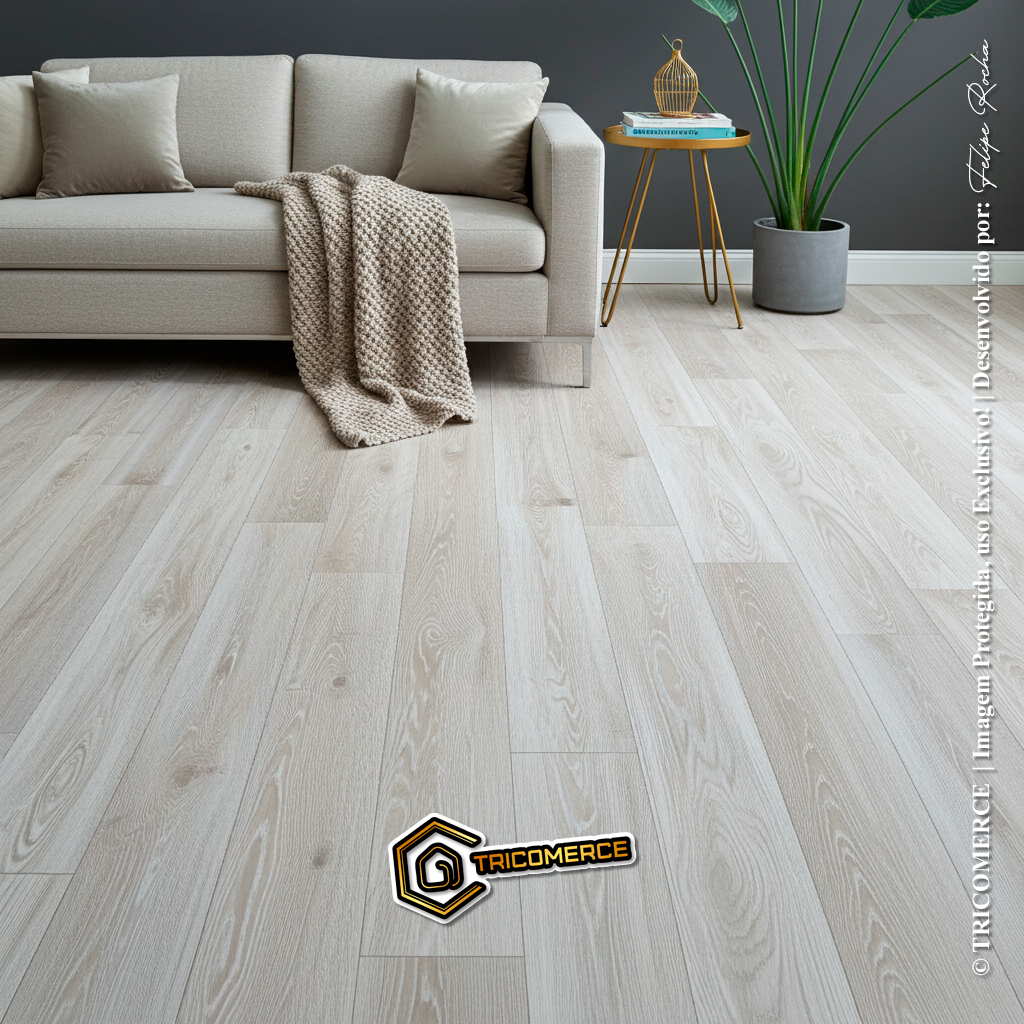 Piso Vinílico Adesivo Madeira Autocolante 36 Peças cobre 5m² Lavável para Chão Régua de 91x15cm