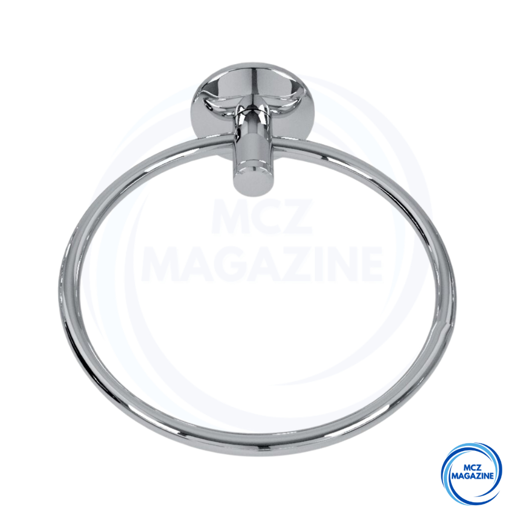 Suporte Toalheiro Banheiro Porta Toalha Argola Rosto Inox
