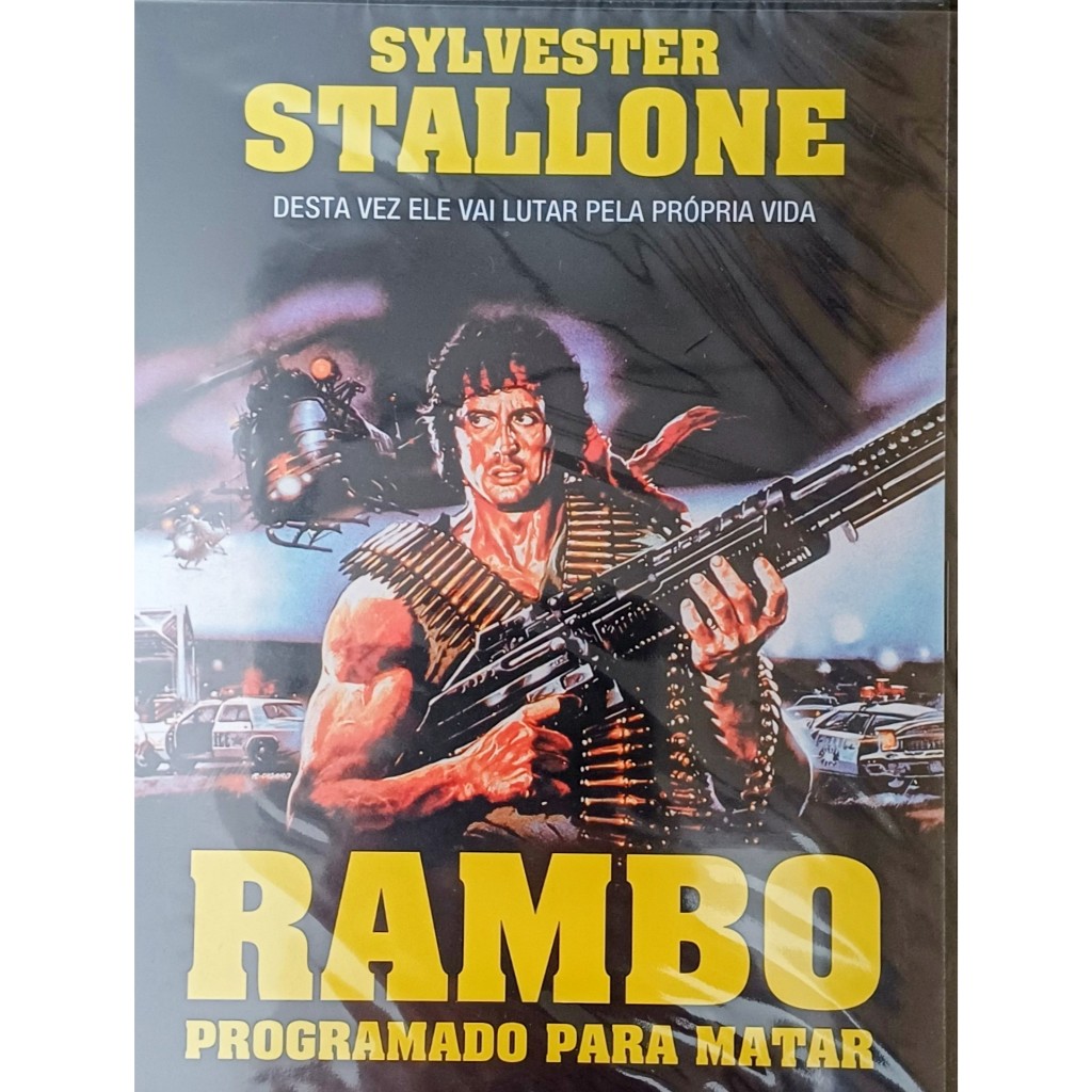 DVD Rambo: Programado Para Matar (Sylvester Stallone) - Lacrado de Fábrica
