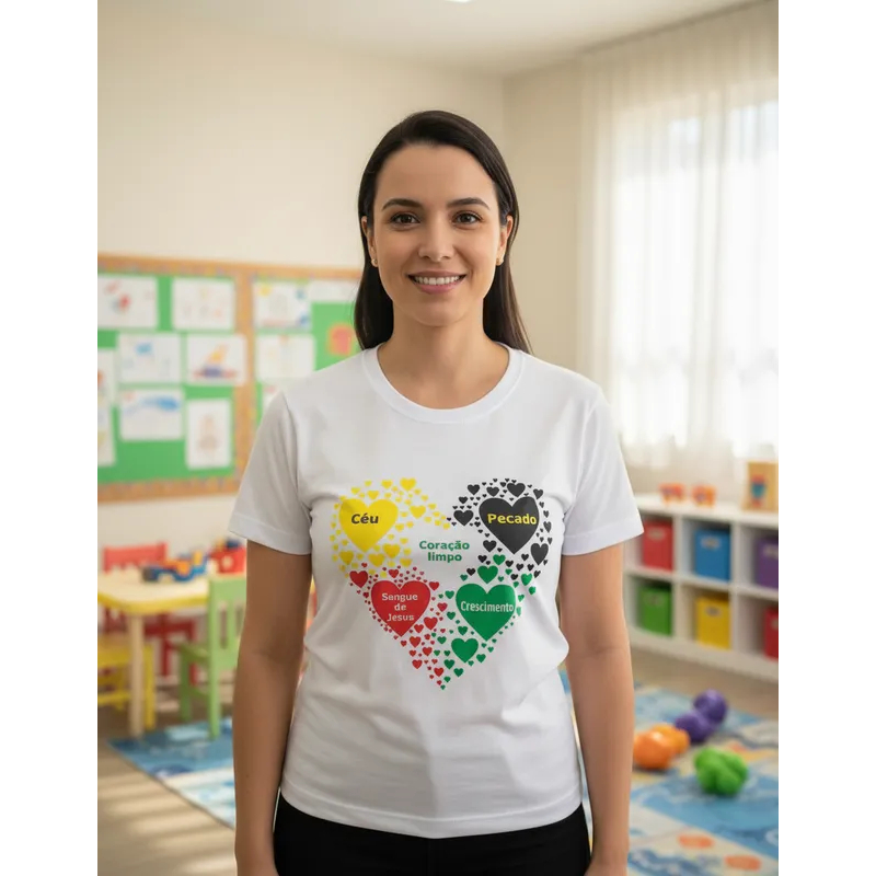 Camiseta Adulto Plano de Salvação, Ministerio infantil