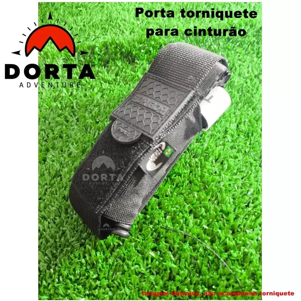 Porta torniquete para cinturão, APH tático e primeiros socorros