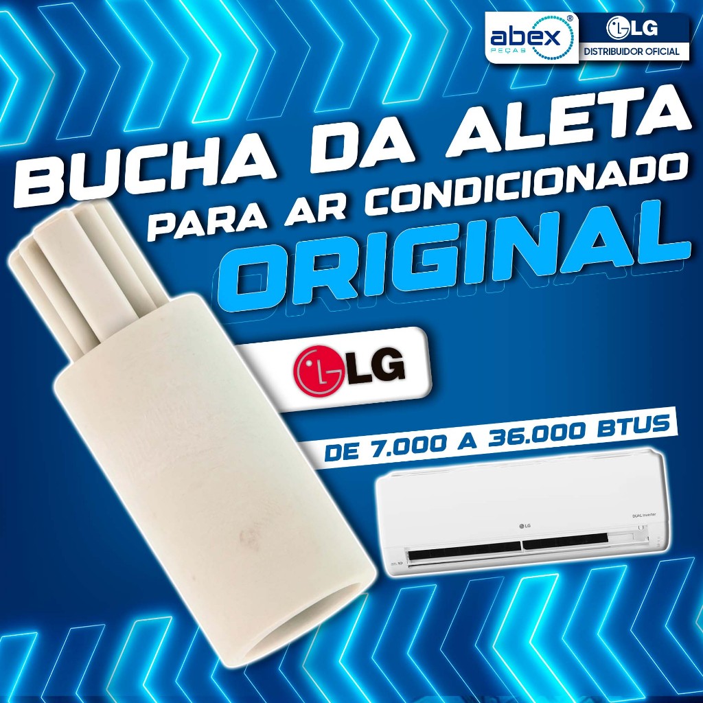 Bucha Acoplamento Motor Aleta Ar Condicionado LG 9000 12000 18000 24000 Btus MFF60198902 Original em Oferta na Shopee