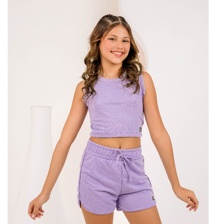Conjunto Feminino Infantil para Menina Look Completo Confortável e Estiloso para o Dia a Dia em Oferta na Shopee