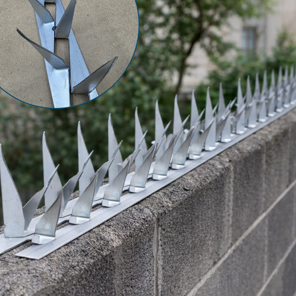 Lança Para Muro Mandíbula Perfurante Galvanizada Proteção Reforçada em Oferta na Shopee