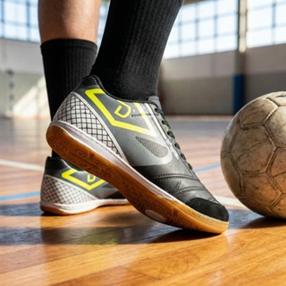Chuteira D’vylla Futsal Masculina Original com Solado Costurado e Acabamento Premium em Oferta na Shopee