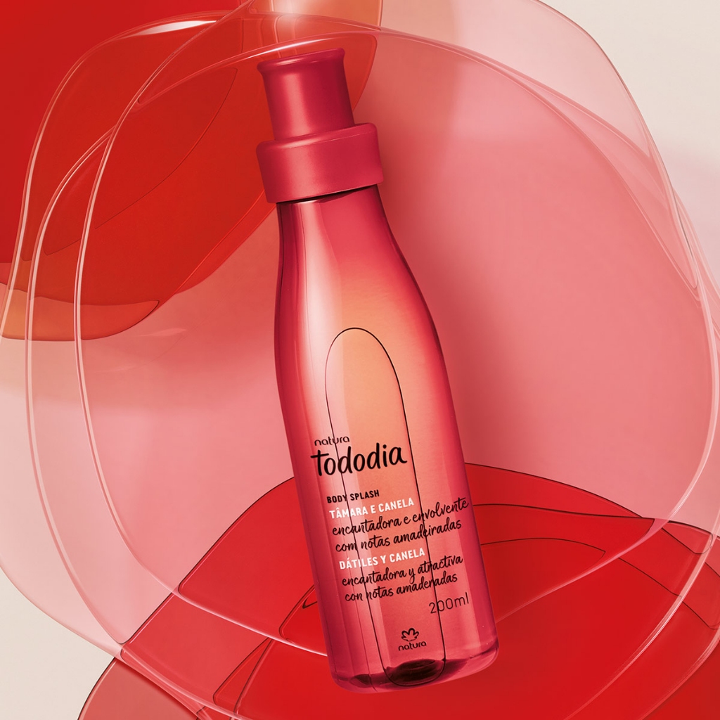Body Splash Desodorante Colônia Tododia Tâmara e Canela Feminino 200 ml