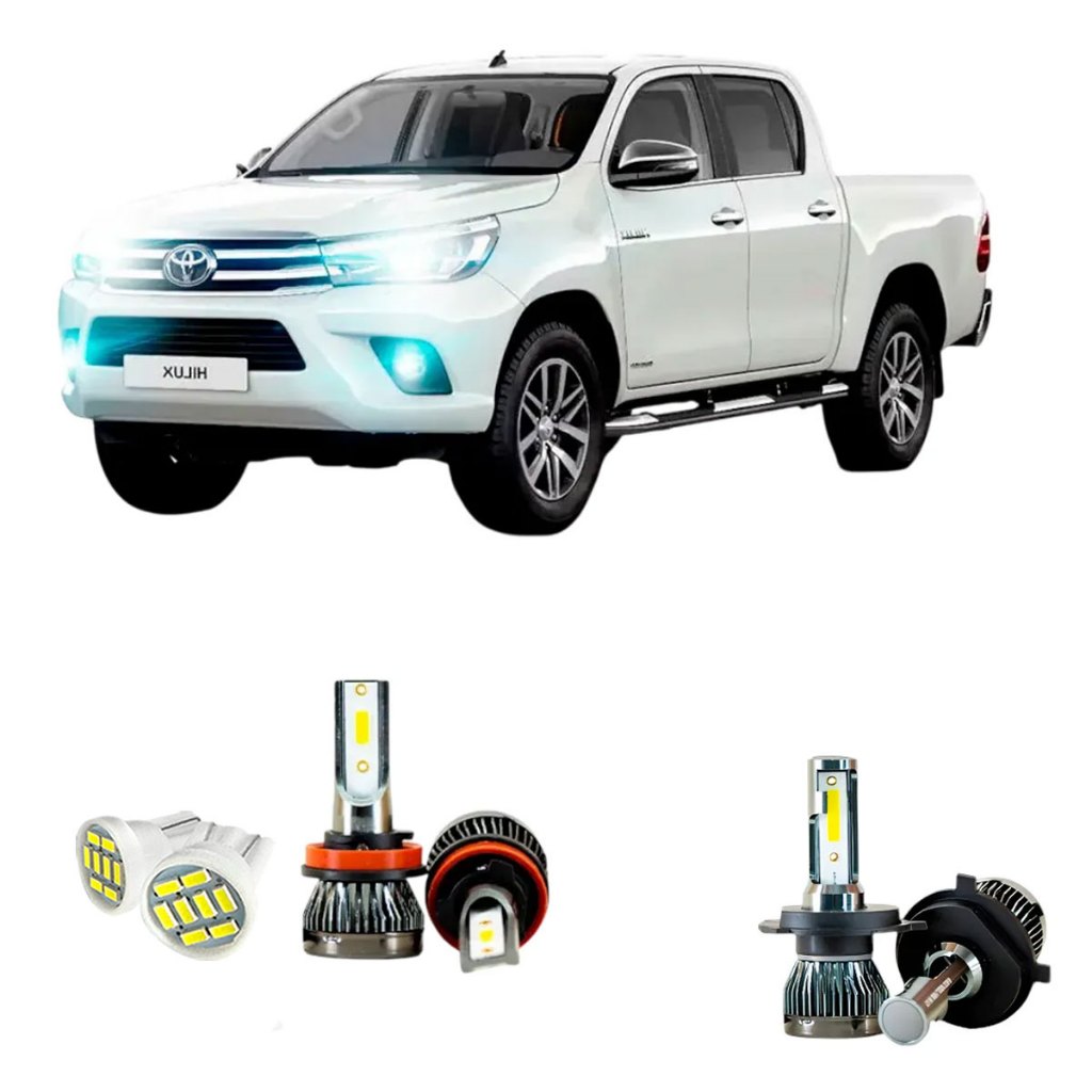 Ultra Led Nano Toyota Hilux 2015-2018 H4 H11/h16 22000lm