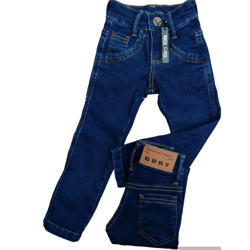 calça jeans escura menino regulagem infantil,