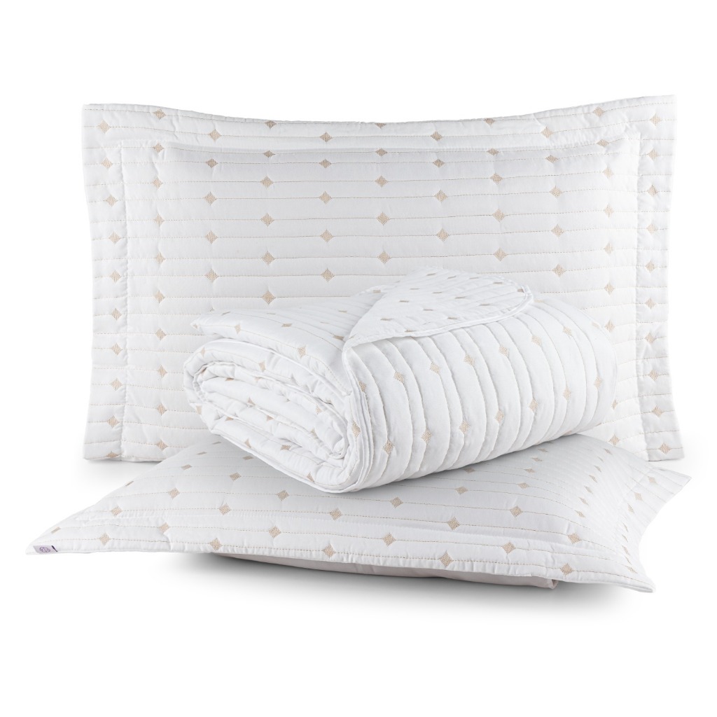 Cobre Leito 200 fios Bordado Dupla Face Luxo Solteiro Casal Queen King Decor 2 e 3 Peças