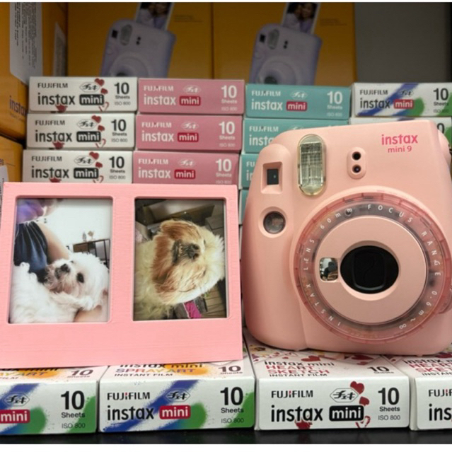 Kit instax mini 9 rosa