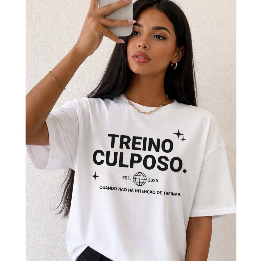Camiseta Fitness Masculina Oversized para Treino, Academia e Caminhada