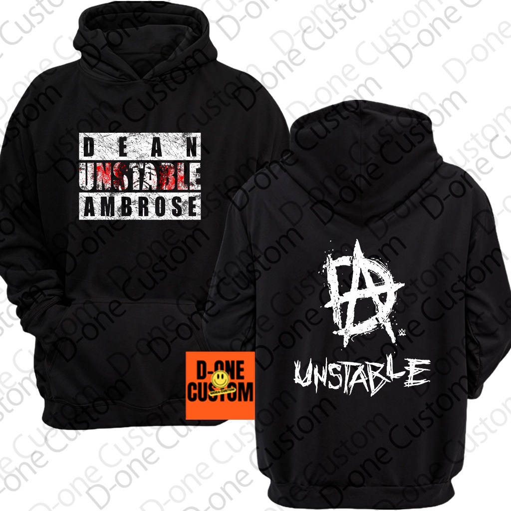 Moletom Blusão De Frio Dean Ambrose Lutador Homenagem Ringue AEW Streetwear Unstable Estilo Urbano