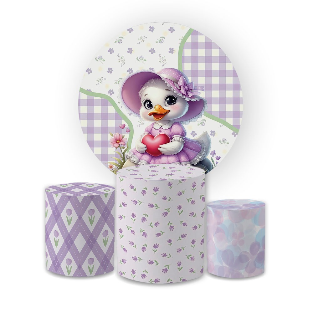 Kit Capas Infantil Top Qualidade Estampa Infantil Linda Patinha Cute Super Fofa e Delicada