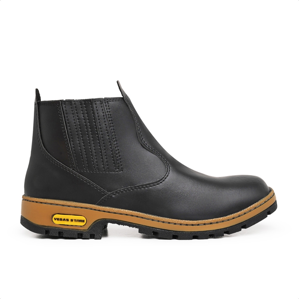 Botina Sintética Bota Masculina Agricultura Resistente Roça Oferta Promoção em Oferta na Shopee