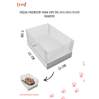 10 un Caixa Ovo De Colher Híbrido / Páscoa 250g / 350g / 500g - Cores em Oferta na Shopee