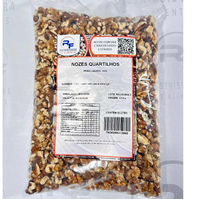 Nozes Quartilhos - pct 1 KG em Oferta na Shopee