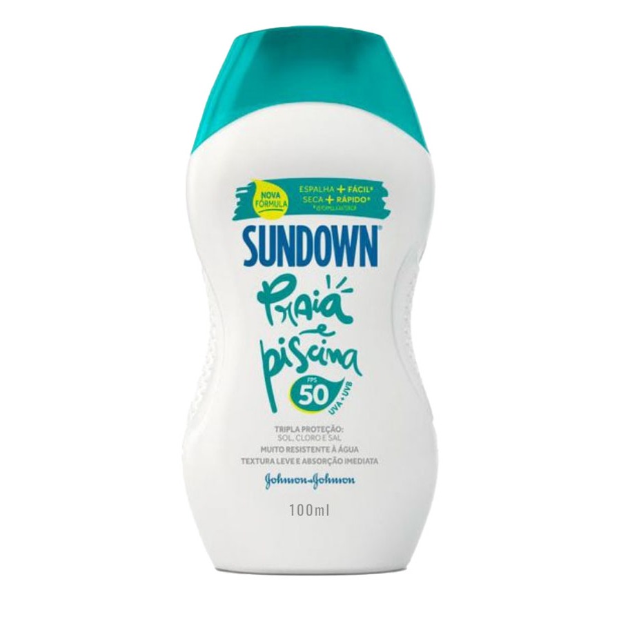 PROTETOR SOLAR SUNDOWN FPS50 PRAIA E PISCINA 100ML