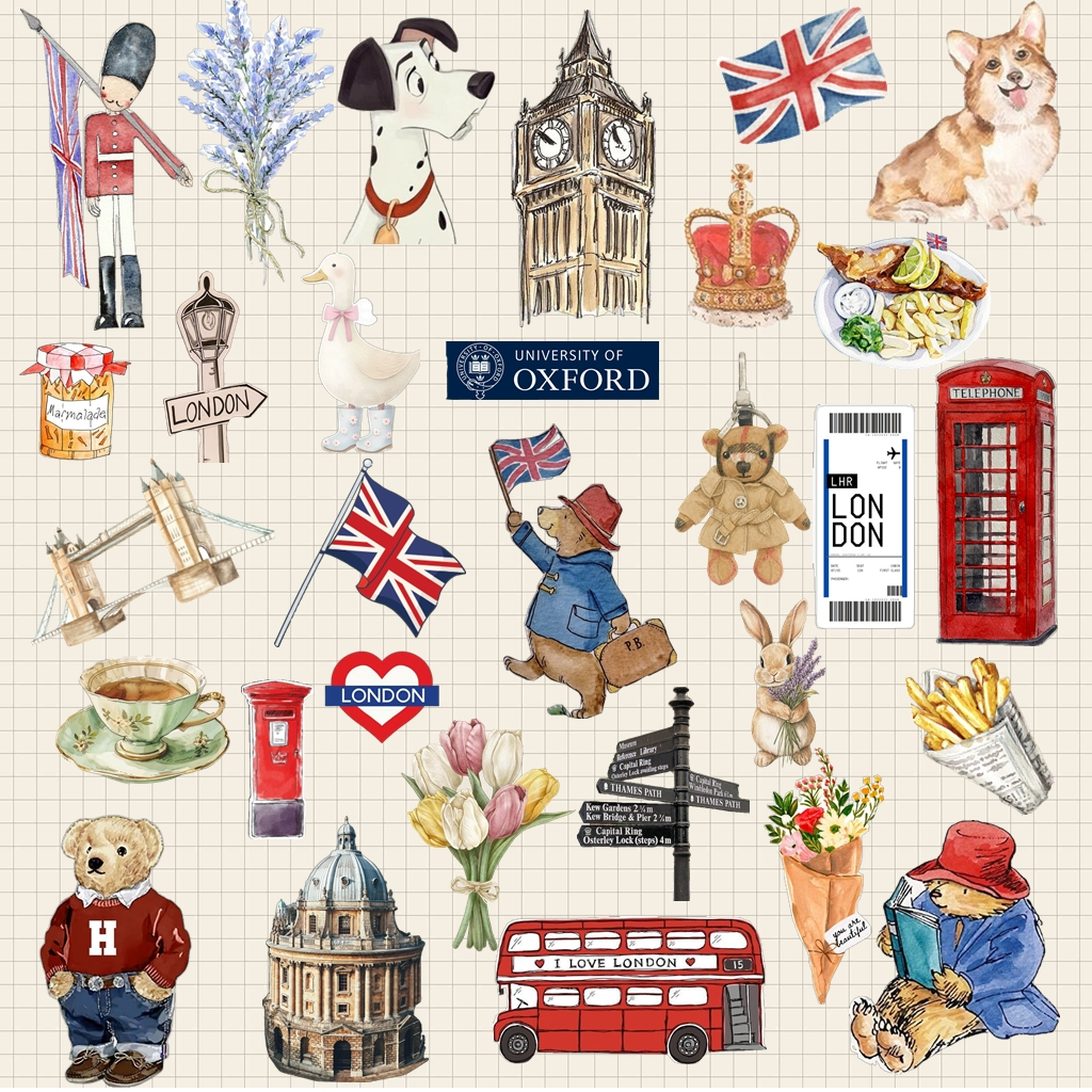 Adesivos Stickers Inglaterra Londres Viagem Travel Vinil À Prova d'água Mala Kindle Celular Garrafa em Oferta na Shopee