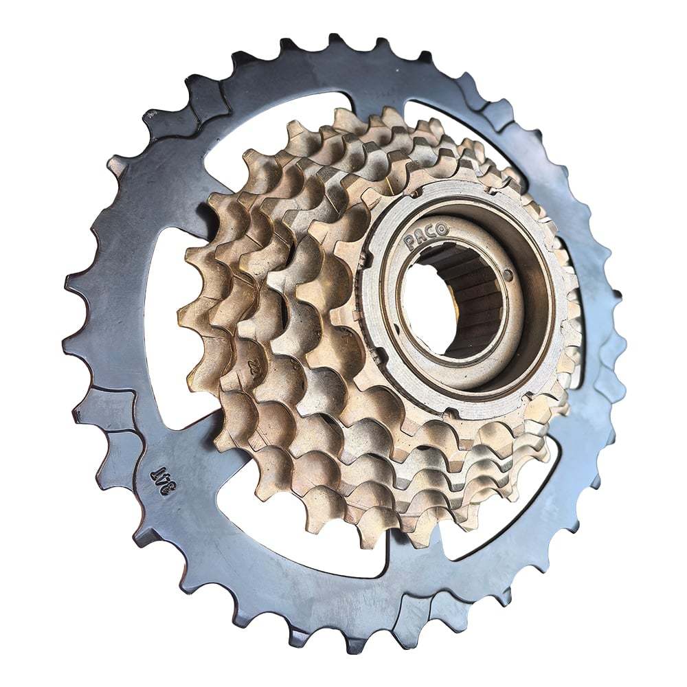 Catraca Roda Livre 7v P Cubo Rosca 14/34d Megarange Ultima Preta Bicicleta Bike