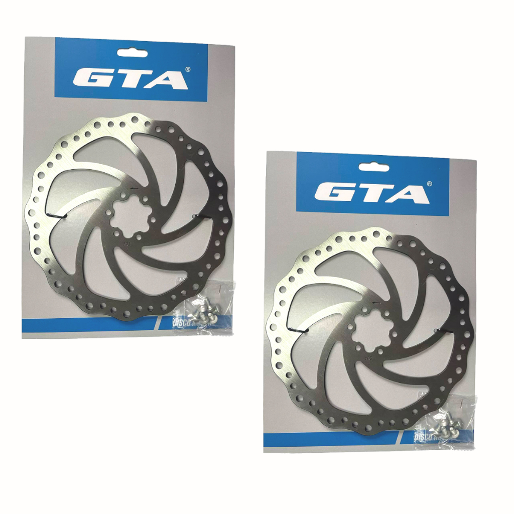 Disco Rotor 203mm Freio Hidraulico Mecanico C/ Parafusos Gta Tipo Shimano Bicicleta Bike Aro 26 29 em Oferta na Shopee