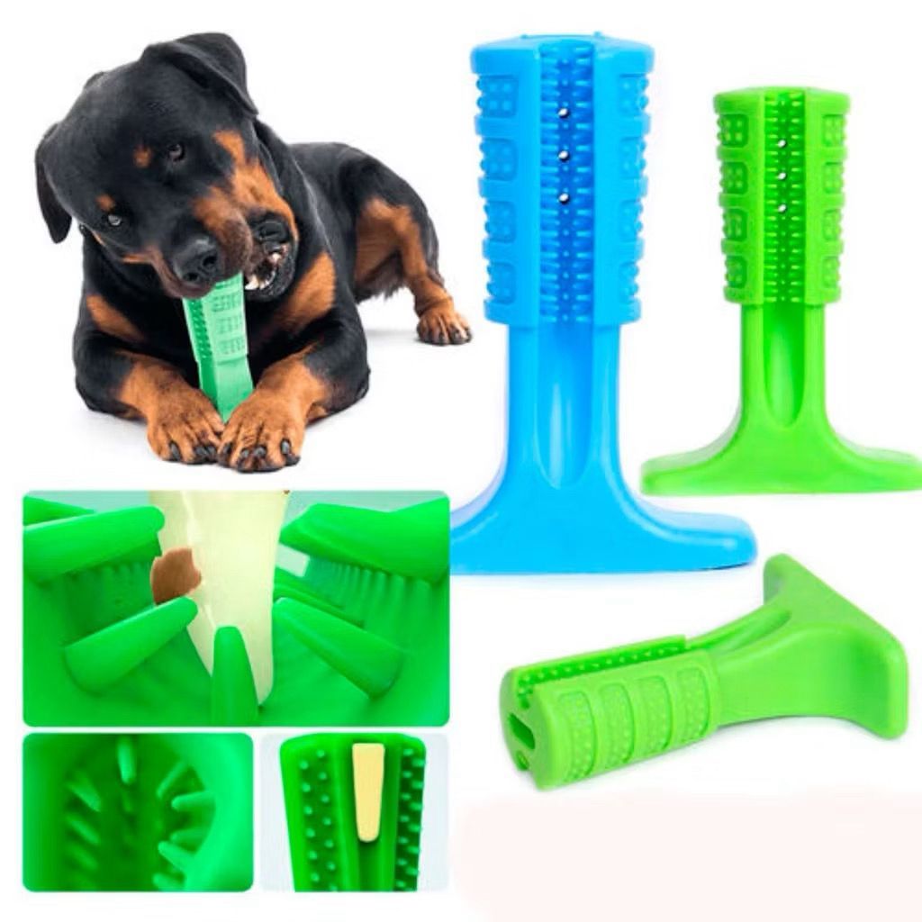 Escova Dente Pet Clean Mordedor Massageador Cachorro Cao Remove Tartaro Tamanho P
