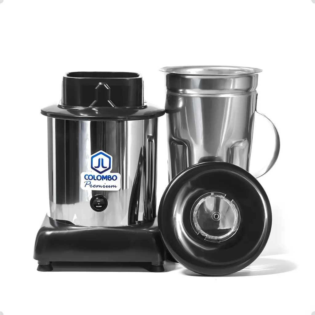 Liquidificador Industrial Alta 800w Rotação 2 Litros Inox Para Sucos Frutas Vitaminas - Potente