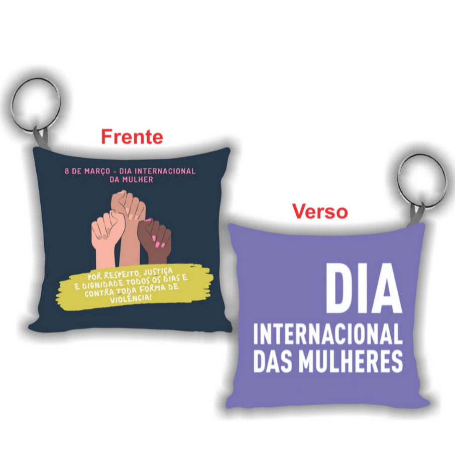 kit 20un Almochaveiros Chaveiros Personalizado dia Internacional das Mulheres