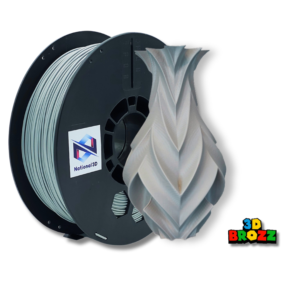 PLA MAX HIGH SPEED CINZA CLARO NATIONAL 3D - 1KG