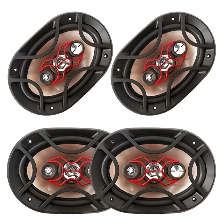 Kit Alto Falante Automotivo Bravox 69 6x9 140 Rms P/ Tampao Preto em Oferta na Shopee