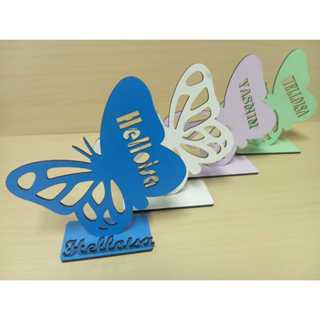 Kit  5 -10 - 20 Centro de mesa em mdf  Personalizado Borboleta Festa, Aniversário, Lembrancinha em Oferta na Shopee