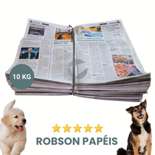 Jornal para pet 10KG 800 Folhas Produto Multi Uso em Oferta na Shopee