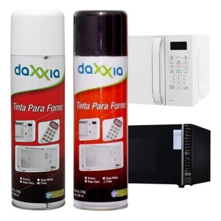 Tinta Spray Para Forno Alta Temperatura Micro-ondas Geladeira Frigobar Pintura Interna e Externa 300ml em Oferta na Shopee