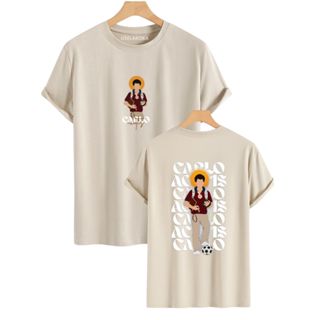 Camiseta Cristã Católica Carlo Acutis Unissex 100% Algodão Lançamento em Oferta na Shopee