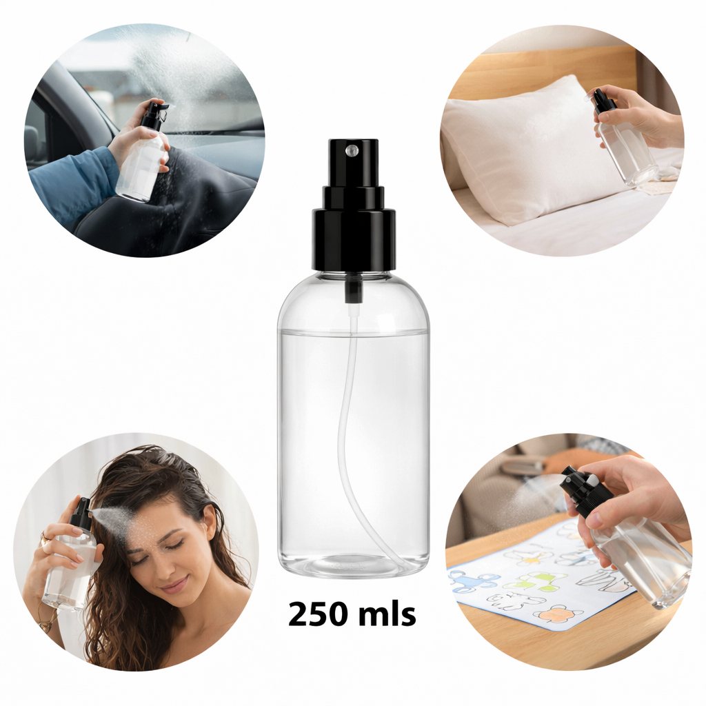 2/3/5/10 Frasco Spray Multiuso 140 ml ou 250 ml – Válvula Pulverizadora ou Frasco Pet 500ml Oval BRANCO com Spray em Oferta na Shopee