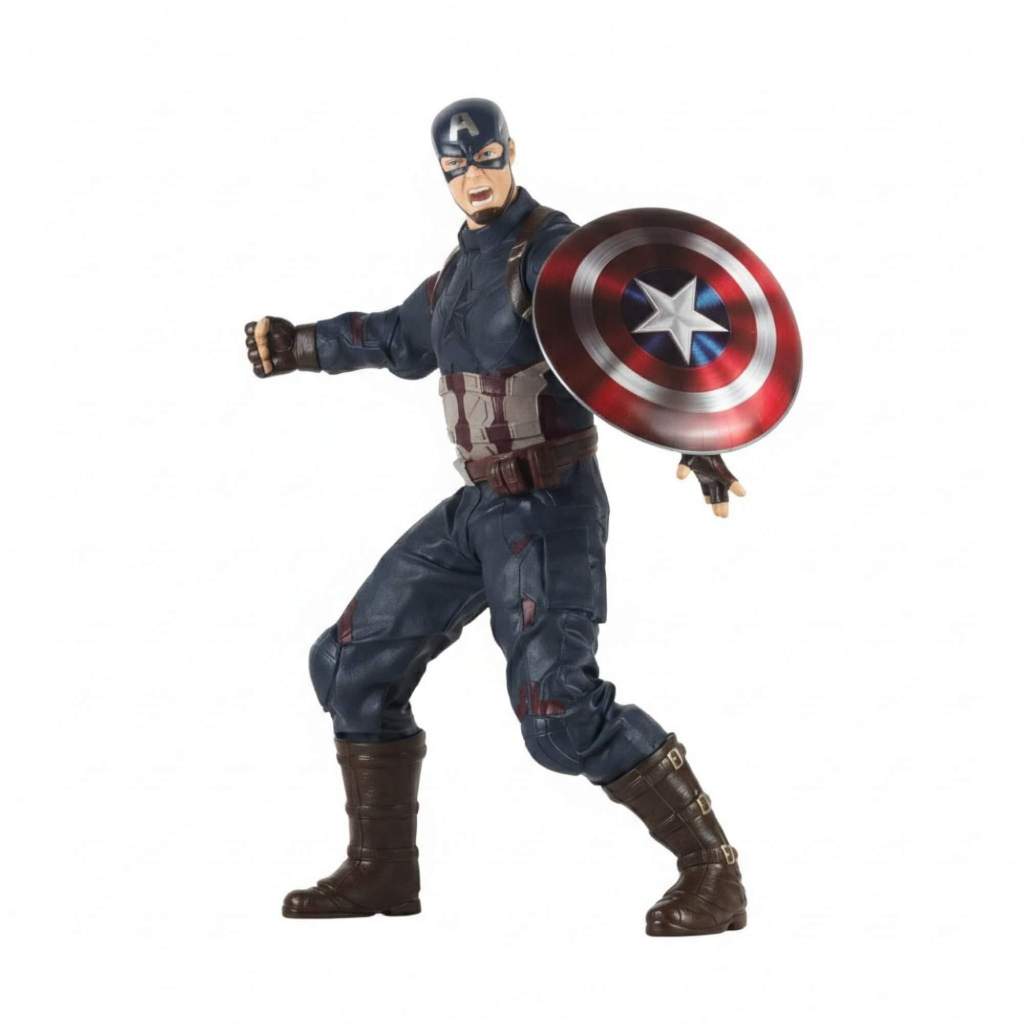Boneco Capitão América Gigante 45Cm com Escudo Articulado Infantil Revolution Mimo Toys - 0514 em Oferta na Shopee