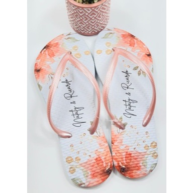 KIT CHINELO SLIM PERSONALIZADO PARA CASAMENTO, DEBUTANTE, CONFRATERNIZAÇÃO SUBLIMAÇÃO COLORIDA
