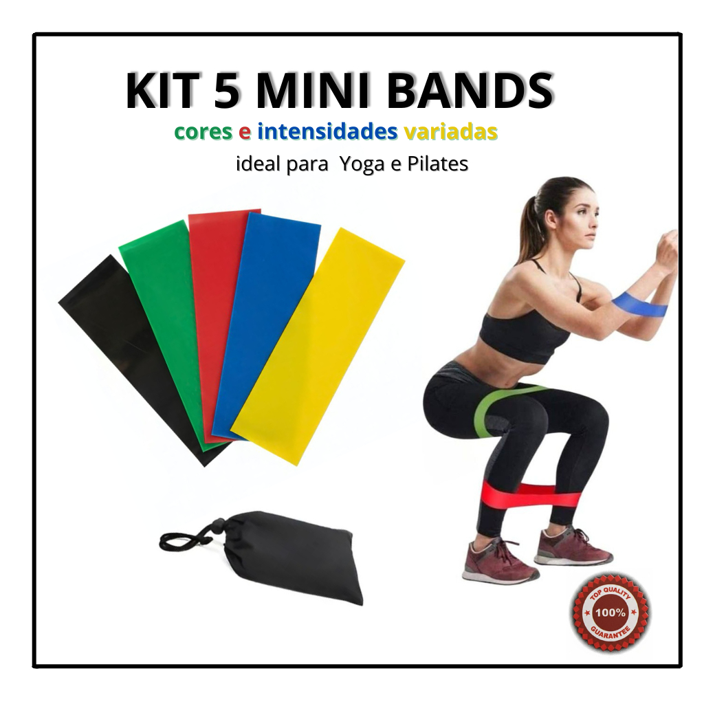 Tira Elástica Fortalecedora Muscular Para Ganho De Massa Magra Nas Pernas