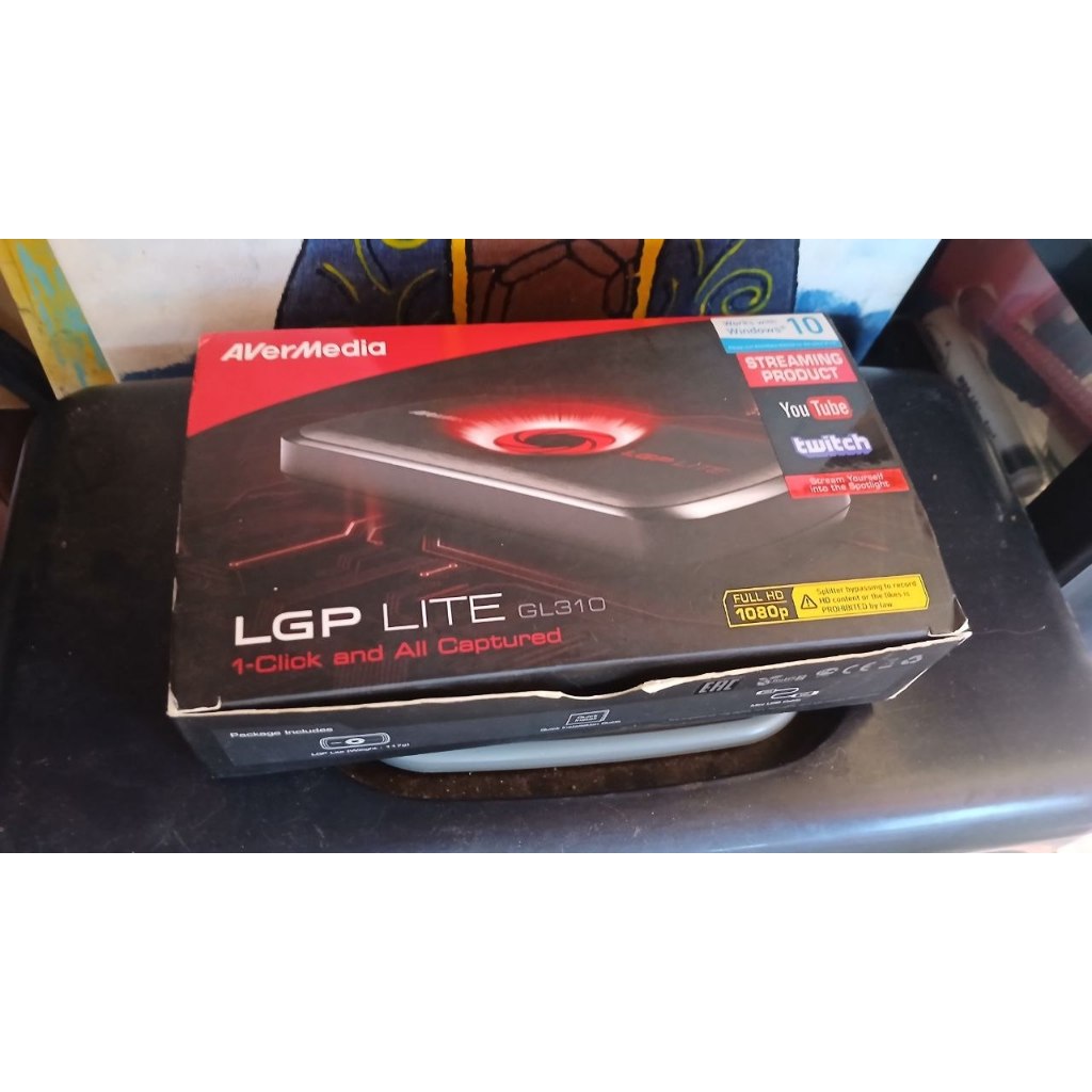 Caixa VAZIA Placa de Captura Avermedia LGP Lite GL310 (LEIA A DESCRIÇÃO)