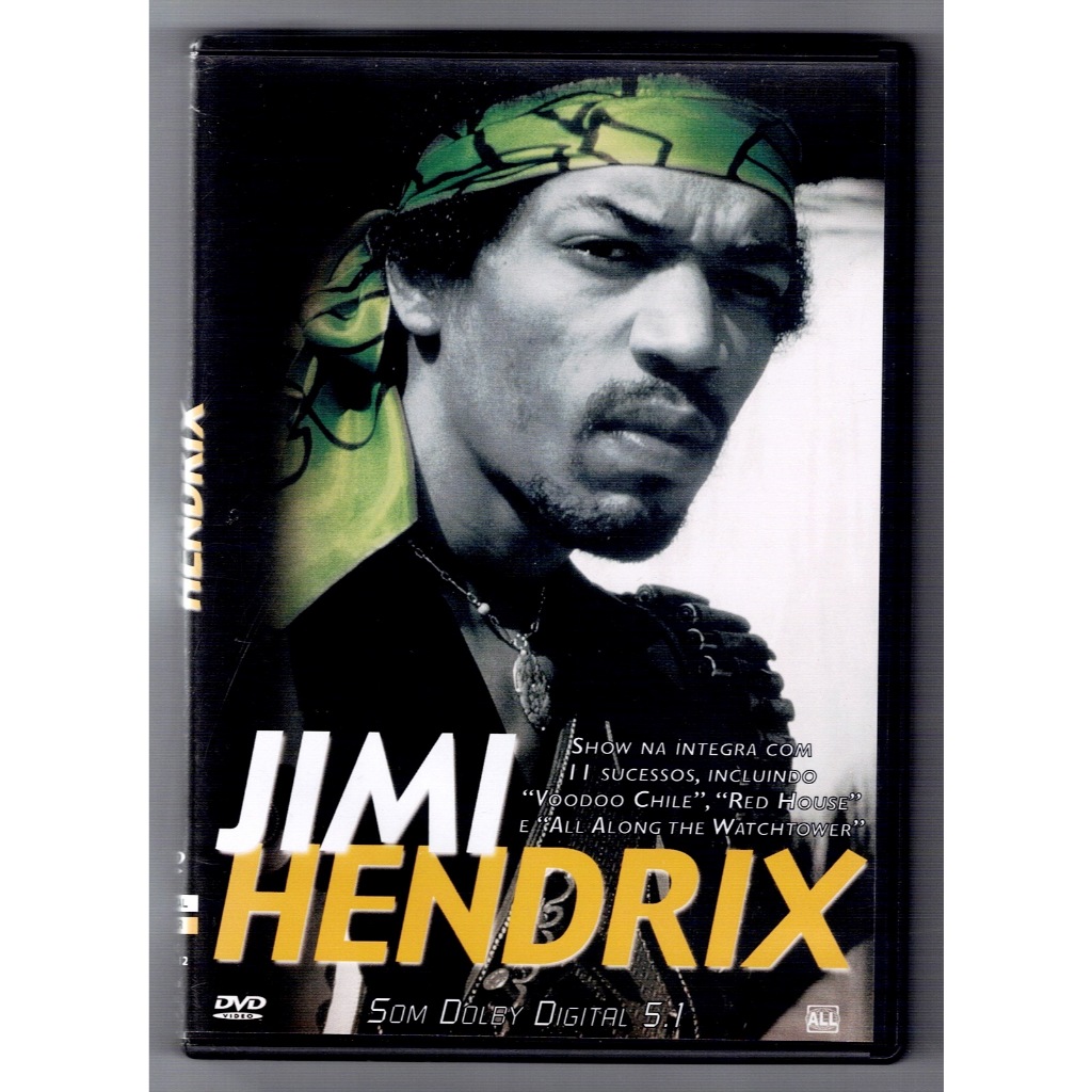 Dvd Jimi Hendrix - Festival Da Ilha De Wight em 1970 Original - 1998