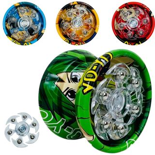 Yoyo Profissional De Metal Com Rolamento Ioiô De Alta Performance Ideal Para Manobras Truques