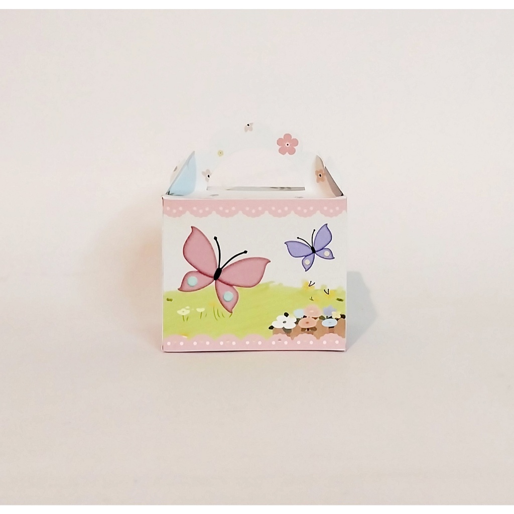 KIT DE CAIXAS PERSONALIZADAS NO MODELO LANCHINHO JARDIM ENCANTADO/LEMBRANCINHA/ANIVERSÁRIO
