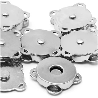 Botão Imantado para Costura - 100 Unidades - 18mm - Prata em Oferta na Shopee