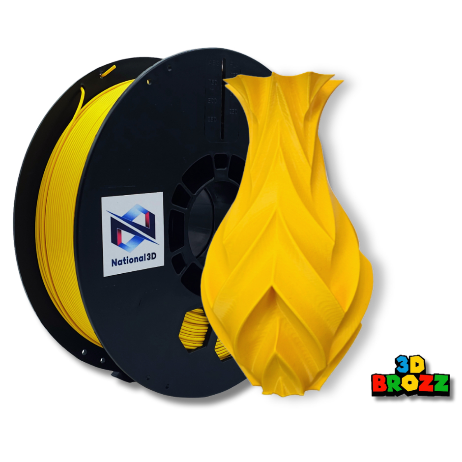 FILAMENTO PLA MAX HIGH SPEED AMARELO GIRASSOL NATIONAL 3D - 1KG