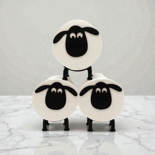 Suporte de Papel Higiênico Decorativo Ovelha Shaun | Porta Papel Criativo para Banheiro