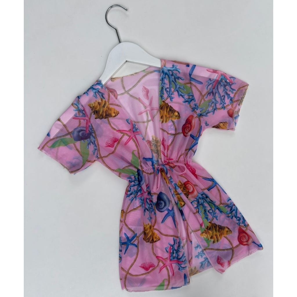 Roupa De Praia Infantil Saida De Praia Piscina Modinha Roupa Infantil Blogueirinha