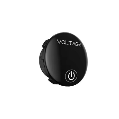 Voltímetro Digital de Painel Touch D7 – Medidor de Tensão Automotivo DC com Display LED (4NB101726-BL / D08-14)