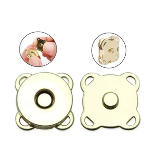 Botão Imantado para Costura - 10 Unidades - 18mm - Dourado em Oferta na Shopee