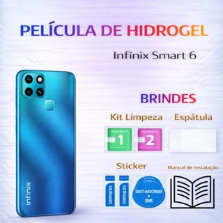 Película Hidrogel Infinix Smart 6 - ESCOLHA: HD ou PRIVACIDADE | Ler Descrição em Oferta na Shopee