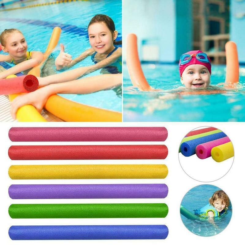 Kit 3 Macarrão Boia Espaguete Flutuador Com Furo Para Piscina Natação 1,60 Mt
